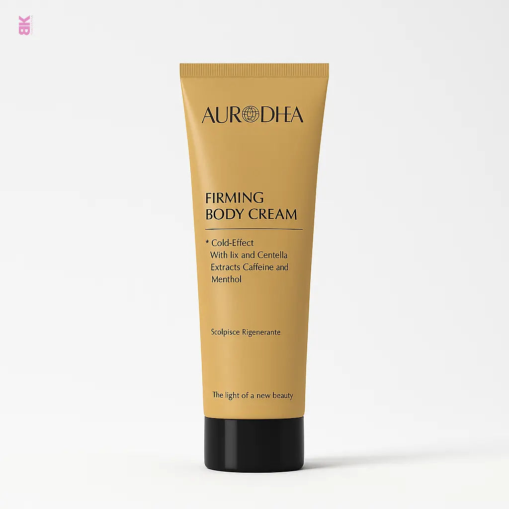 CRÈME CORPORELLE – RAFFERMISSANTE & DRAINANTE AU MENTHOL, CAFÉINE, LIERRE ET CONCOMBRE BAKERAMAK