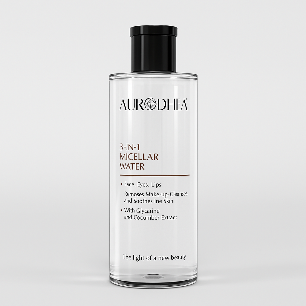 EAU MICELLAIRE 3 EN 1 - 250 ML POUR DEMAQUILLANT WATERPROOF ET IMPURETES