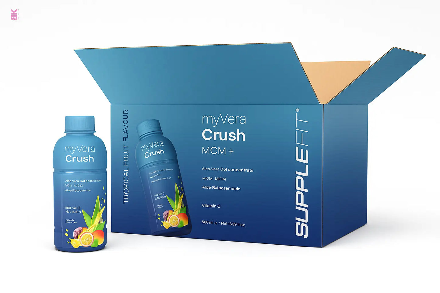 MYVERA CRUSH MAN + BOOST DE TESTOSTÉRONE, VITALITÉ & ÉNERGIE MASCULINE(6 BOUTEILLES) BAKERAMAK