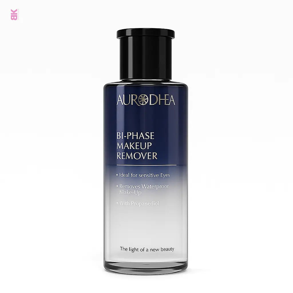 DÉMAQUILLANT BIPHASÉ– MAQUILLAGE WATERPROOF & YEUX SENSIBLES, DOUCEUR ET HYDRATATION BAKERAMAK