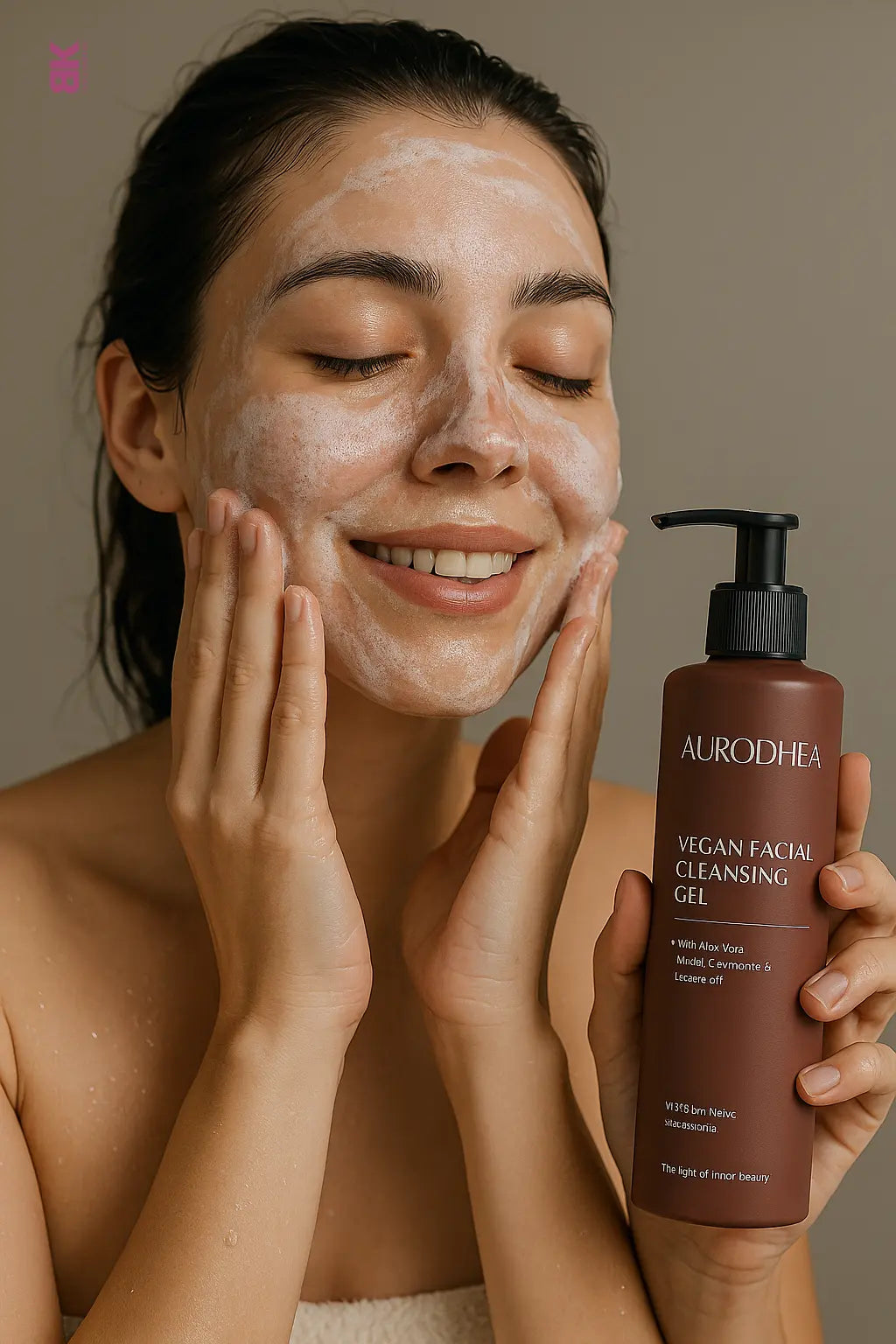 GEL NETTOYANT VISAGE VÉGAN AU BAOBAB – DOUCEUR, HYDRATATION & ÉCLAT NATUREL BAKERAMAK