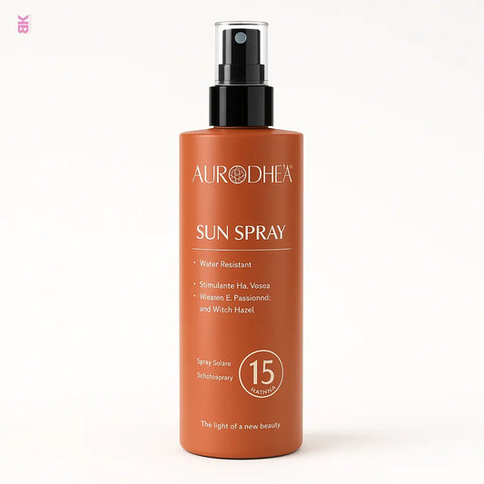 SPRAY SOLAIRE PF 15  PROTECTION MOYENNE LARGE SPECTRE, CONTRE LES RAYONS UVA ET UVB BAKERAMAK